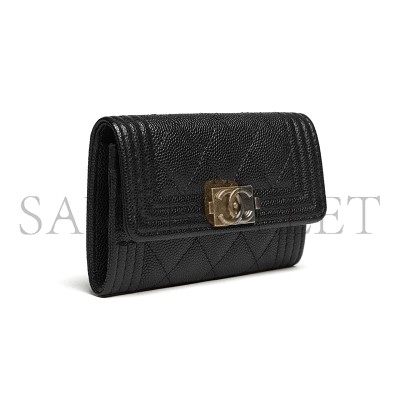CHANEL BOY CHANEL FLAP CARD HOLDER A80603 (11*8.5*3cm)